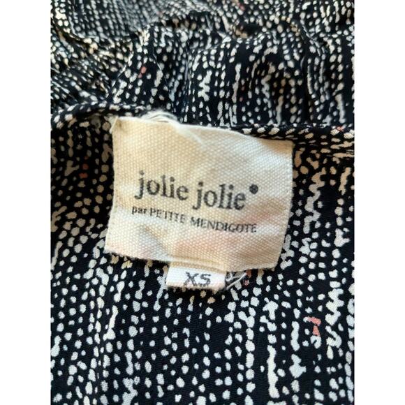 Jolie Jolie Par Petite Mendigote V Neck Long Sleeve Mini Dress Size XS - Picture 5 of 6